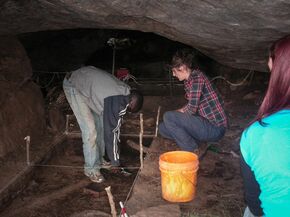 digging in a rock shetler kenya