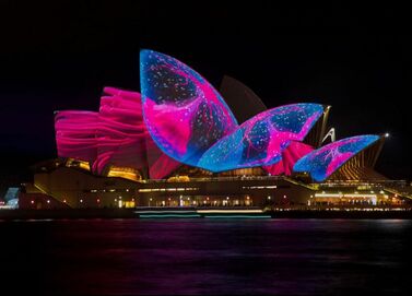 Sydney opera house, vivid