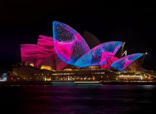 Sydney opera house vivid