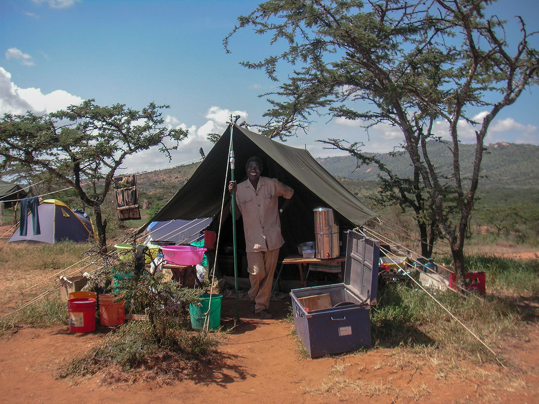 Camping food, safari kenya