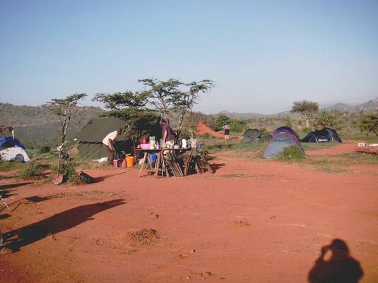 Camping, safari kenya